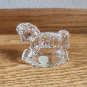 Princess House Crystal Treasures Rocking Horse